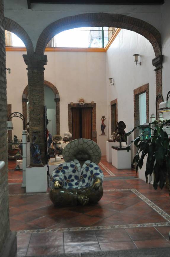 Galeria de arte em Tlaquepaque, bairro artístico de Guadalajara, no México